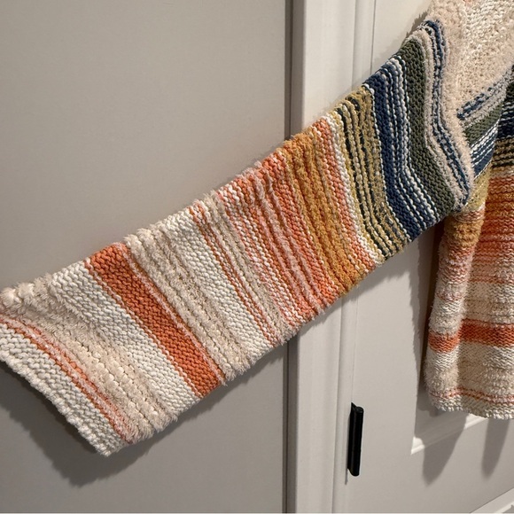 Roxy Multicolor Striped Pullover Knit Sweater - Picture 4 of 8